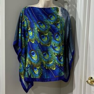 Peacock Shawl Top